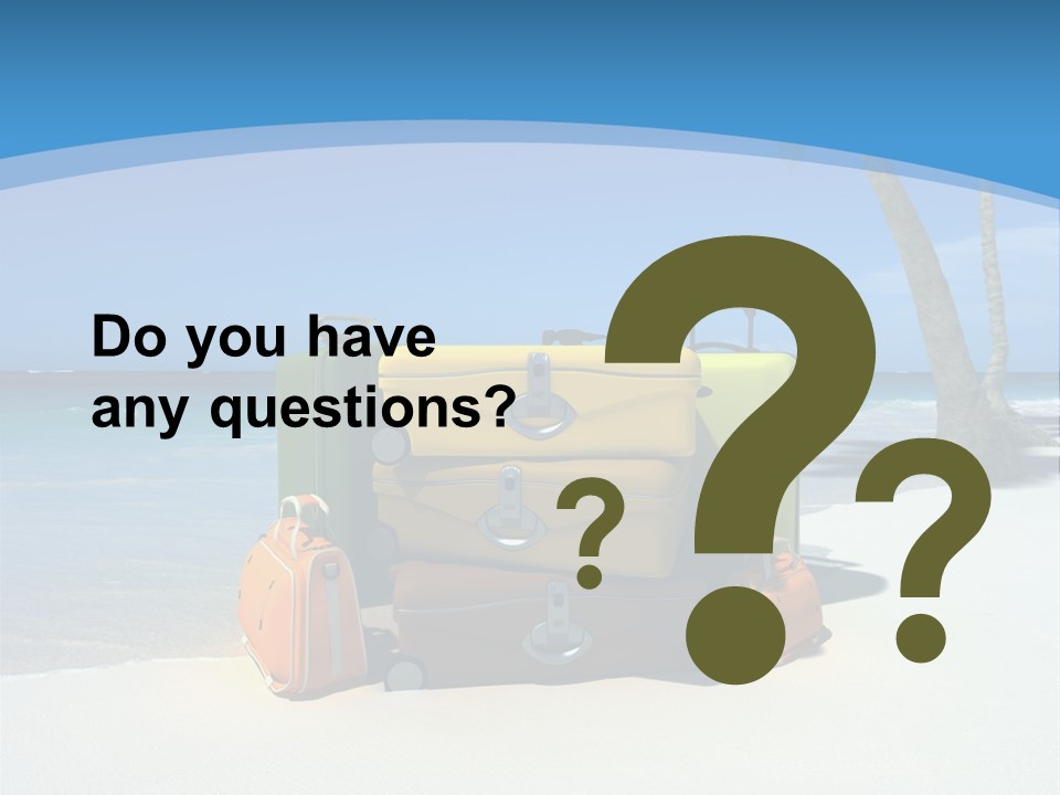 Baggage Red Wave PowerPoint Template