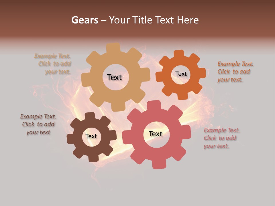 Education Glowing Black PowerPoint Template