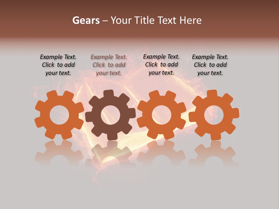 Education Glowing Black PowerPoint Template