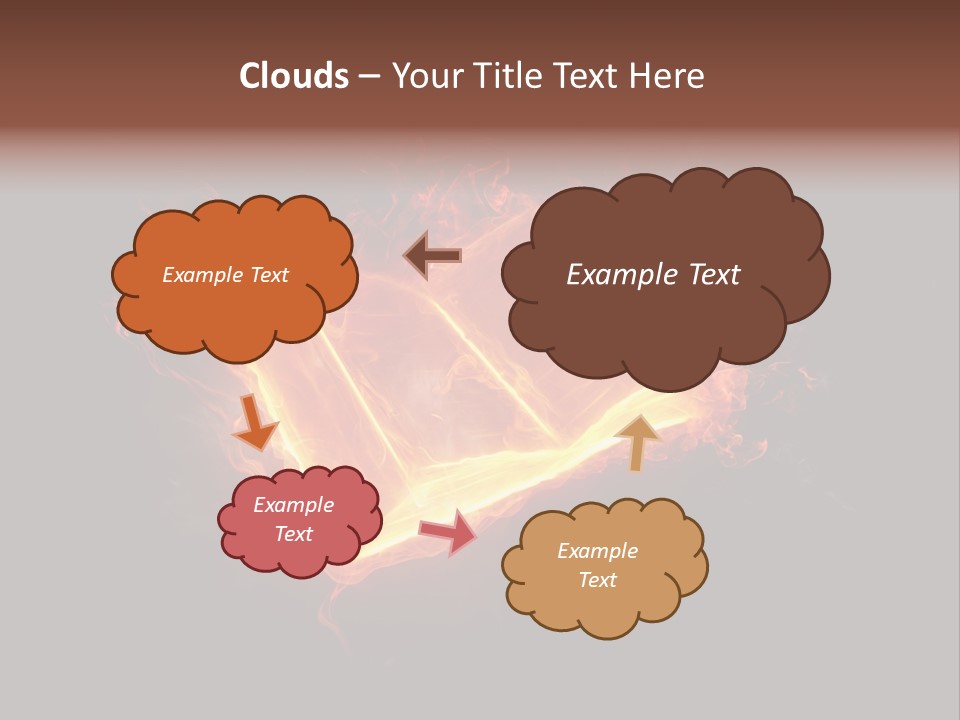 Education Glowing Black PowerPoint Template