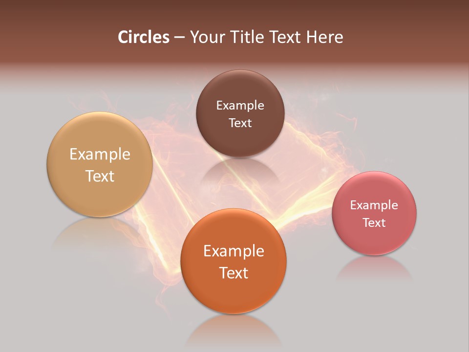 Education Glowing Black PowerPoint Template