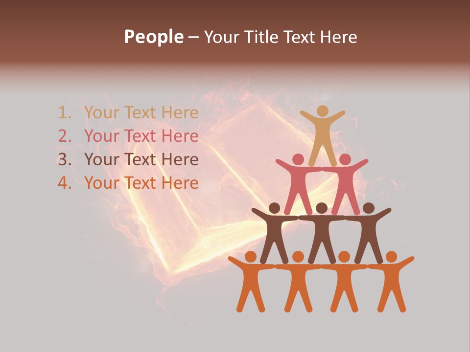 Education Glowing Black PowerPoint Template