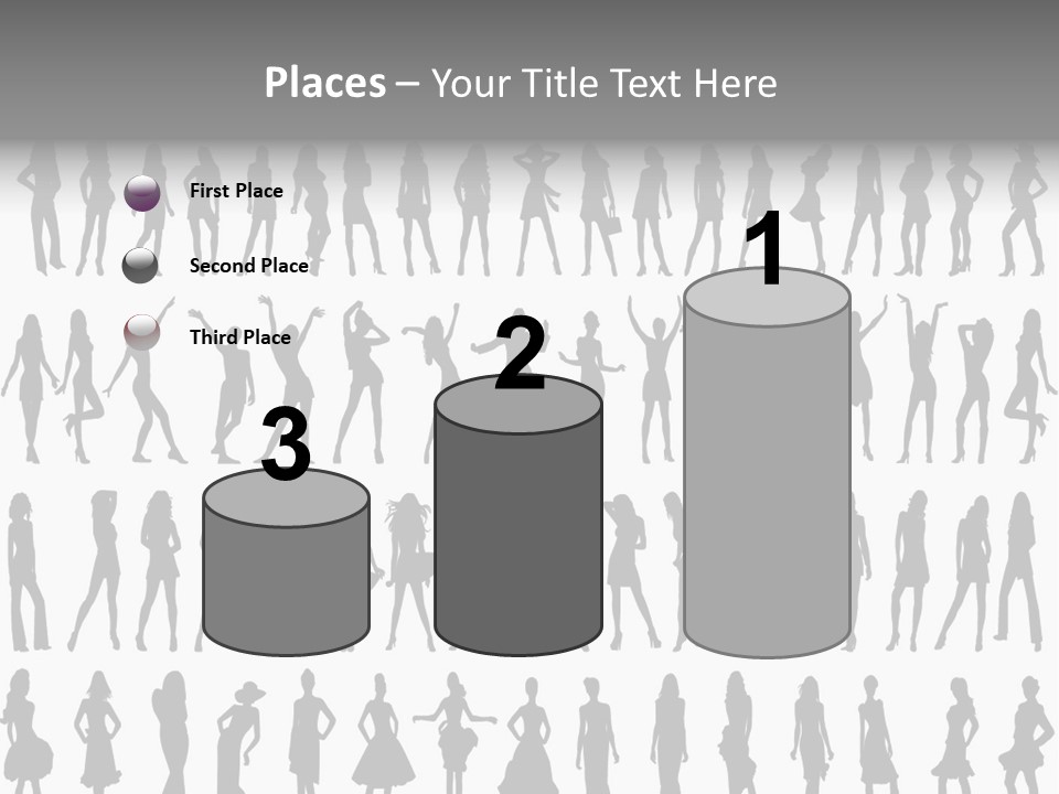 Vectors Sexy Fashion PowerPoint Template