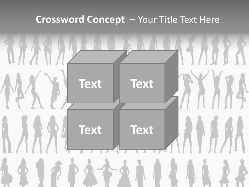 Vectors Sexy Fashion PowerPoint Template