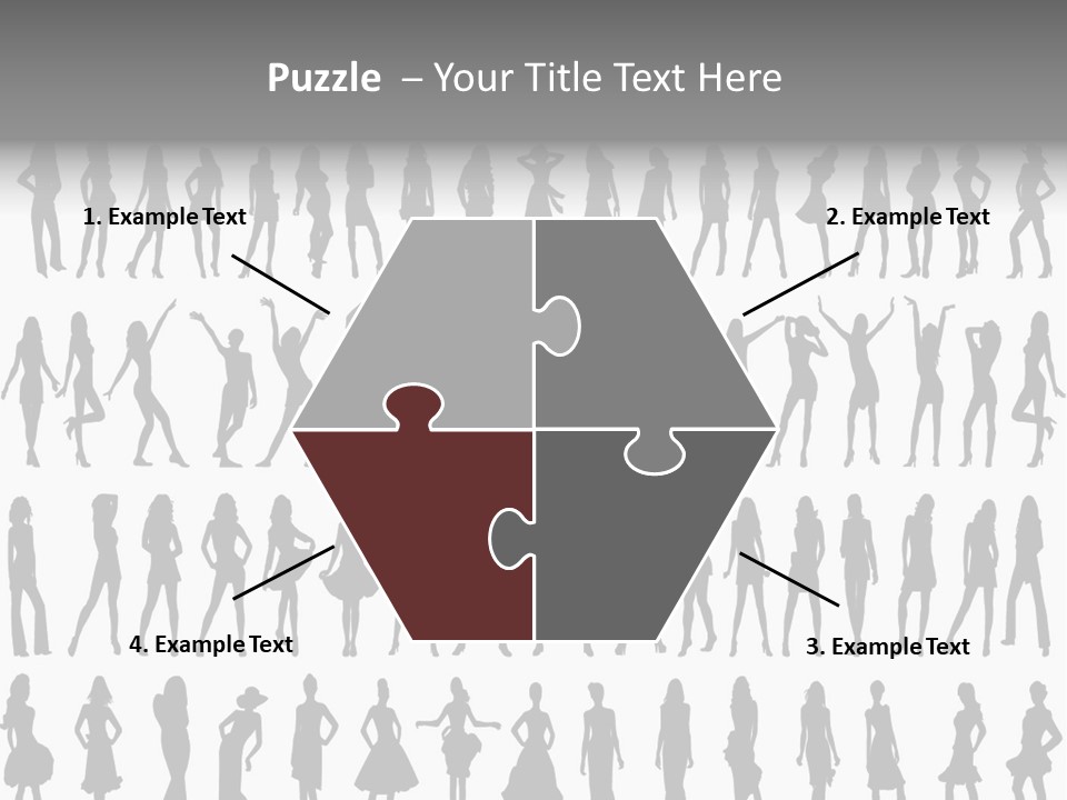 Vectors Sexy Fashion PowerPoint Template