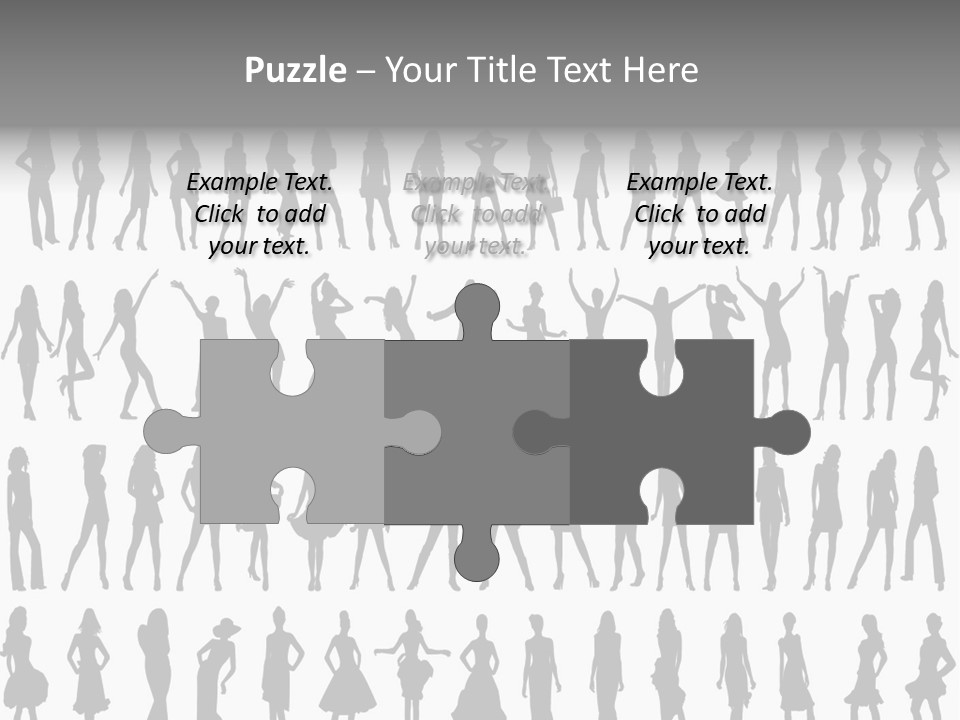 Vectors Sexy Fashion PowerPoint Template