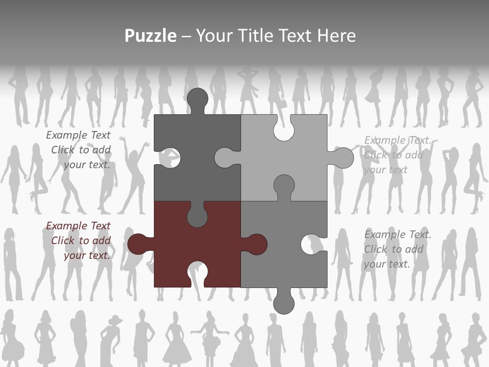 Vectors Sexy Fashion PowerPoint Template