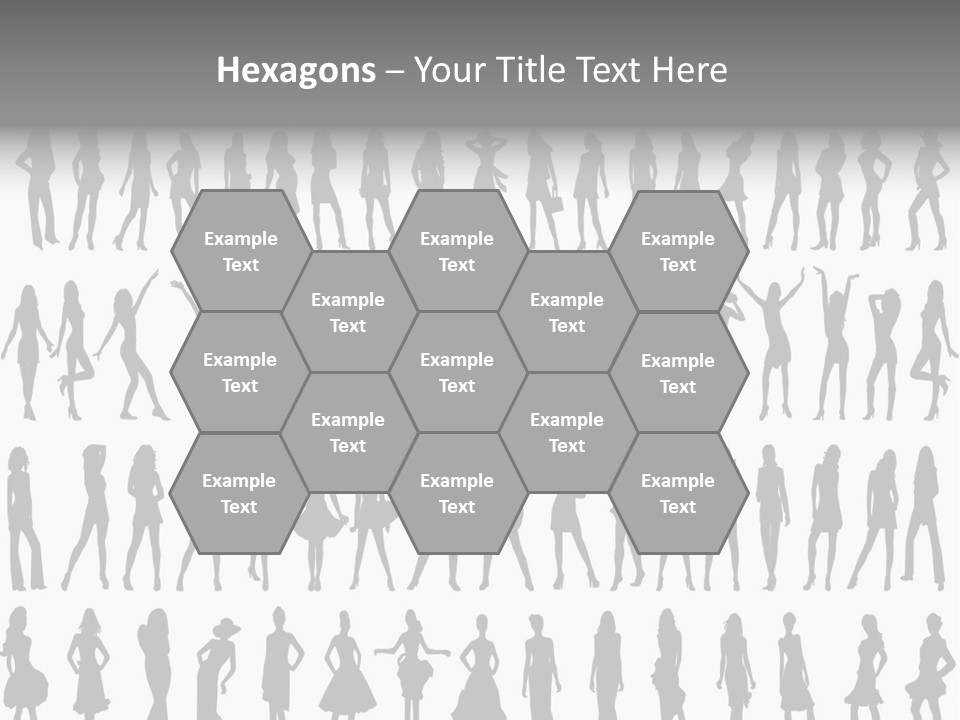 Vectors Sexy Fashion PowerPoint Template