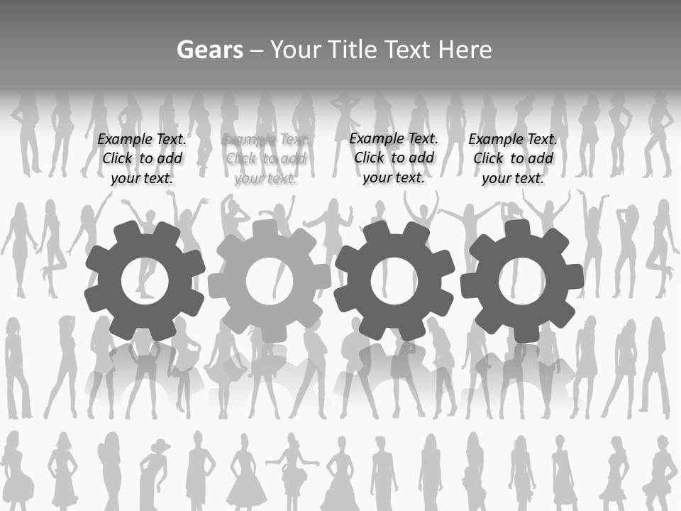 Vectors Sexy Fashion PowerPoint Template