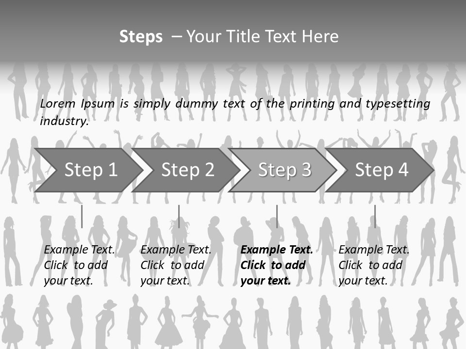 Vectors Sexy Fashion PowerPoint Template