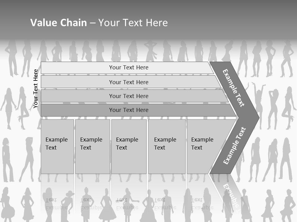 Vectors Sexy Fashion PowerPoint Template