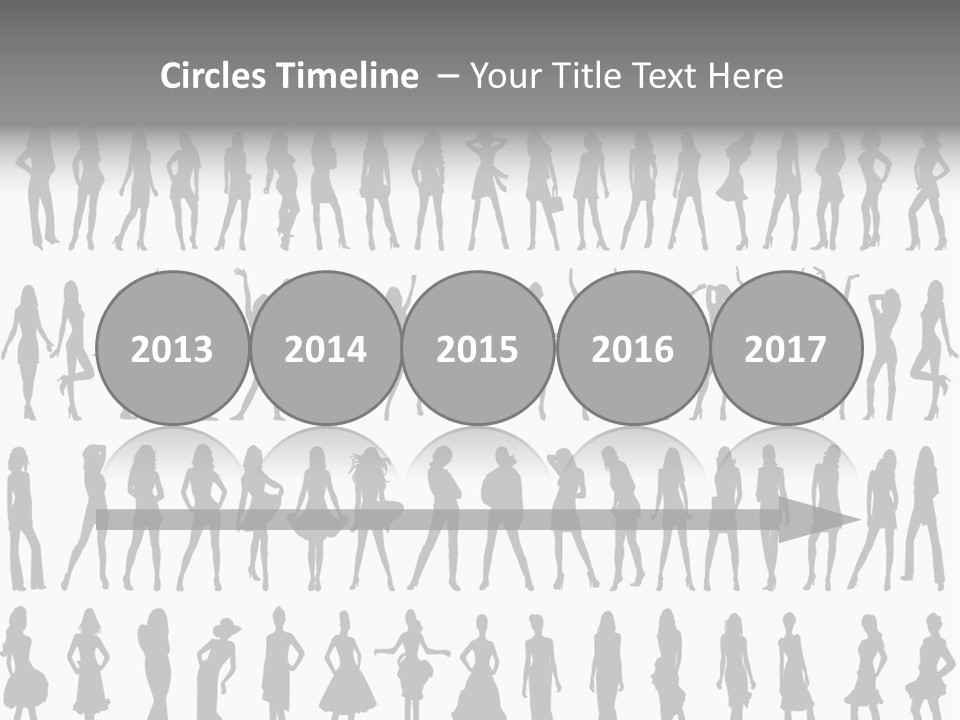 Vectors Sexy Fashion PowerPoint Template