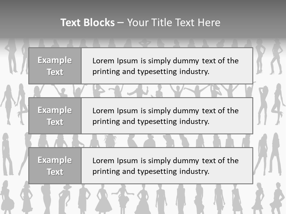 Vectors Sexy Fashion PowerPoint Template