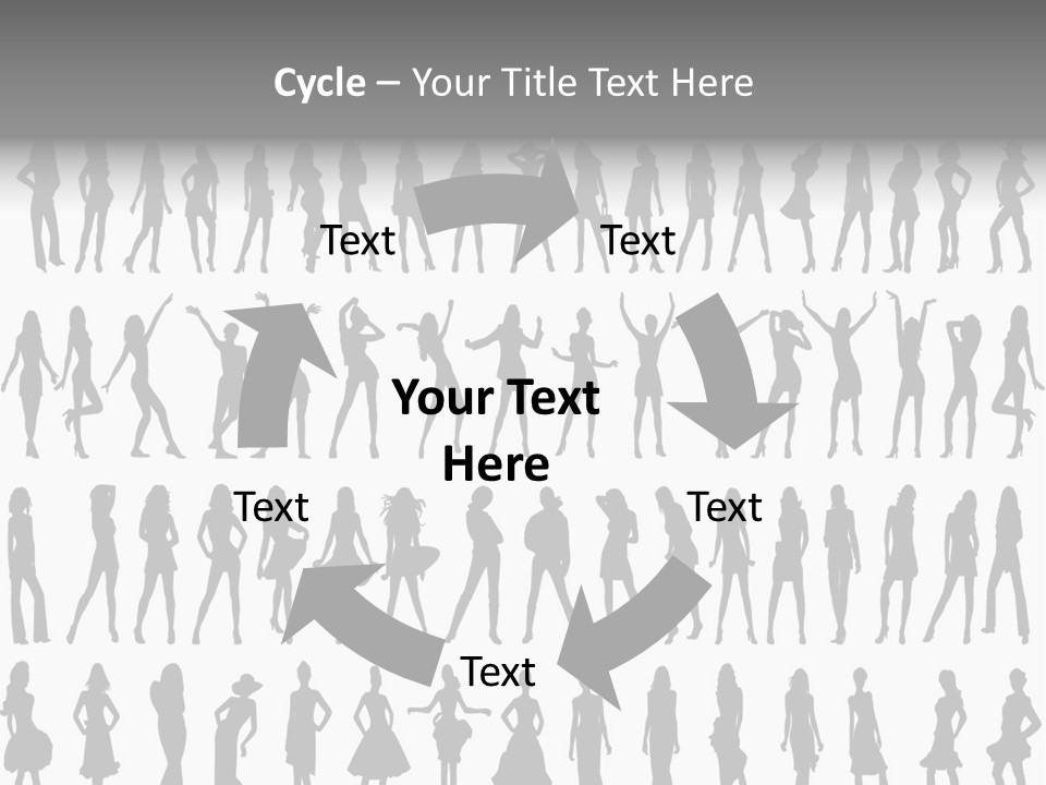 Vectors Sexy Fashion PowerPoint Template