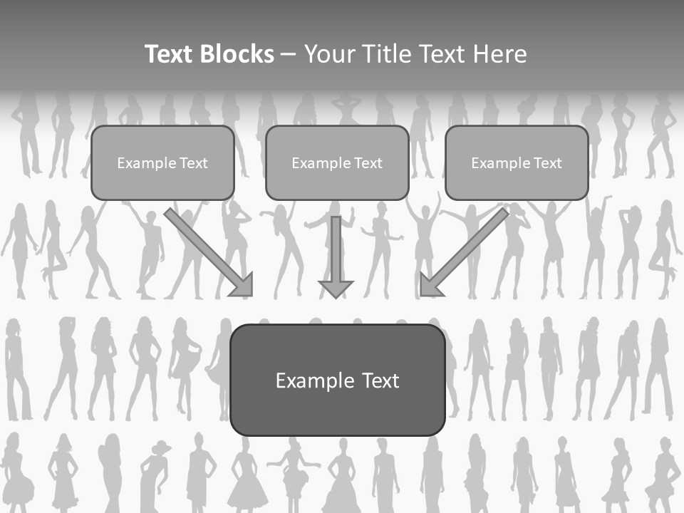 Vectors Sexy Fashion PowerPoint Template