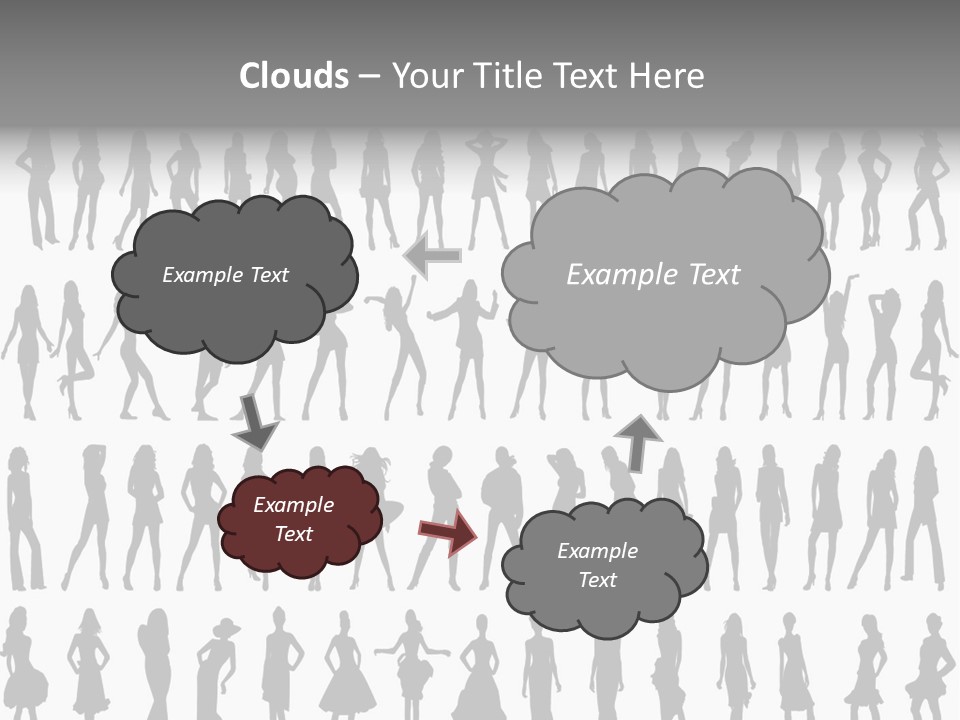 Vectors Sexy Fashion PowerPoint Template