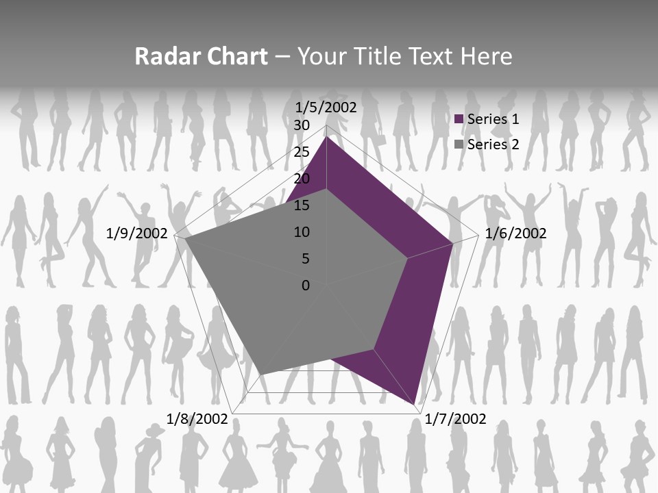 Vectors Sexy Fashion PowerPoint Template