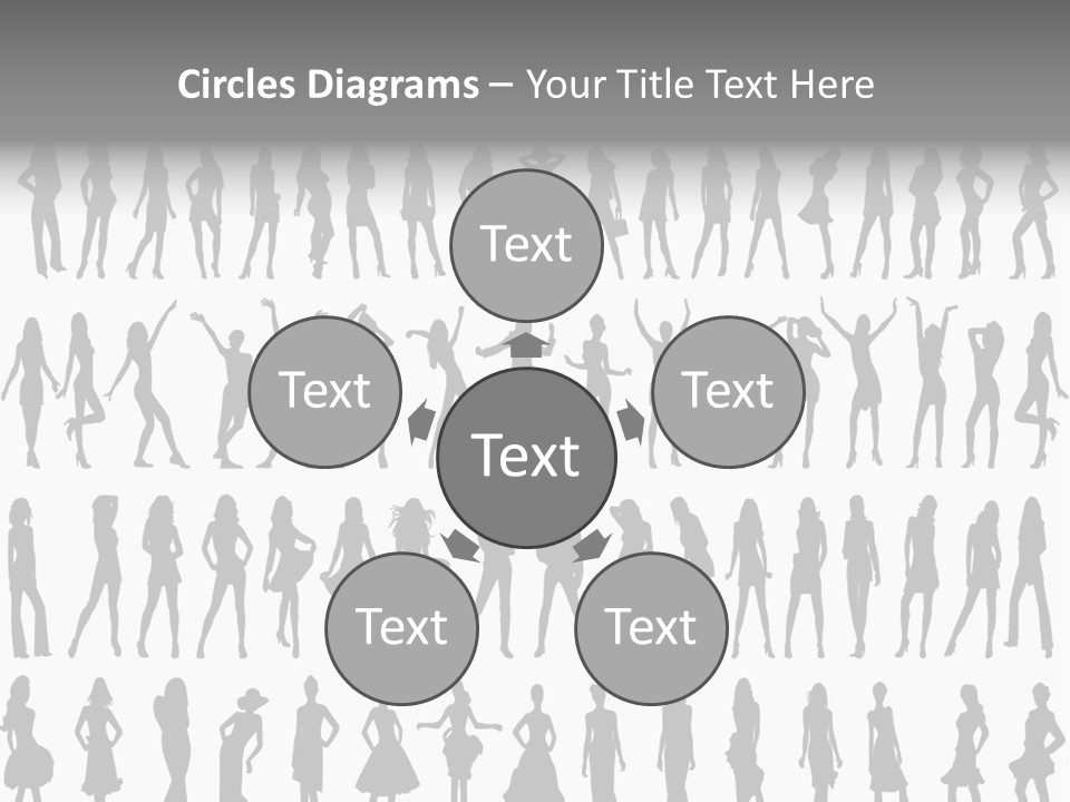 Vectors Sexy Fashion PowerPoint Template