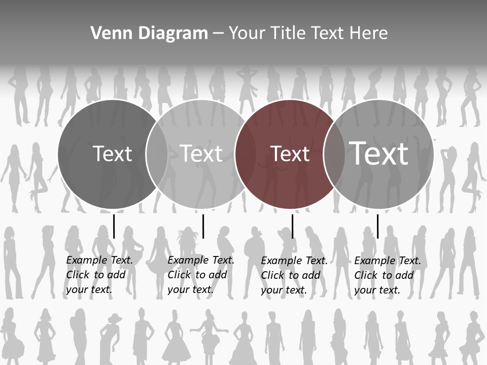 Vectors Sexy Fashion PowerPoint Template