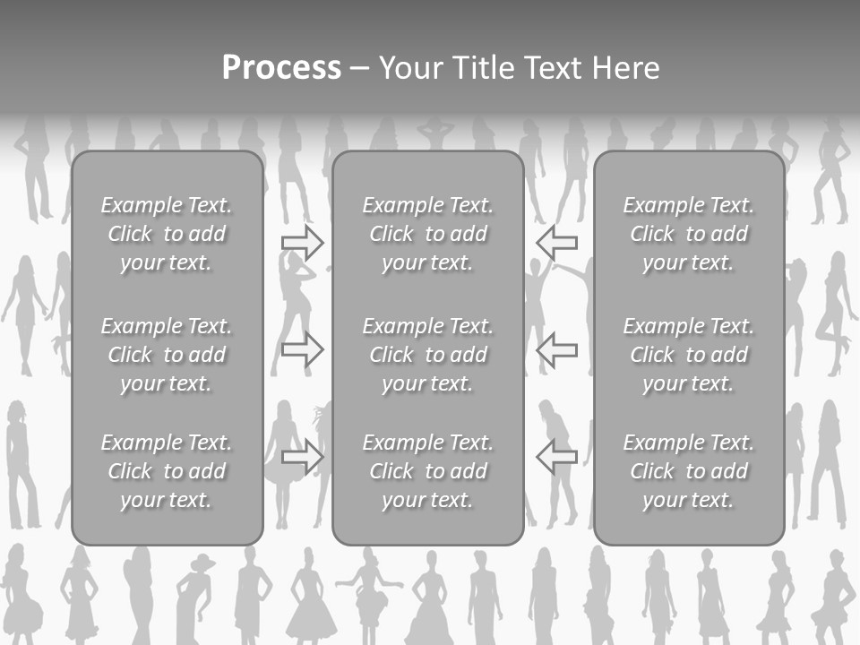 Vectors Sexy Fashion PowerPoint Template