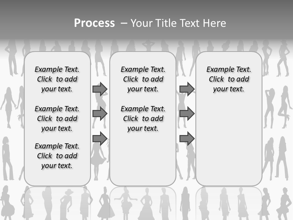 Vectors Sexy Fashion PowerPoint Template