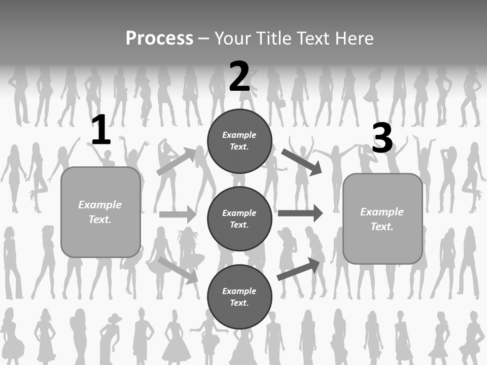 Vectors Sexy Fashion PowerPoint Template