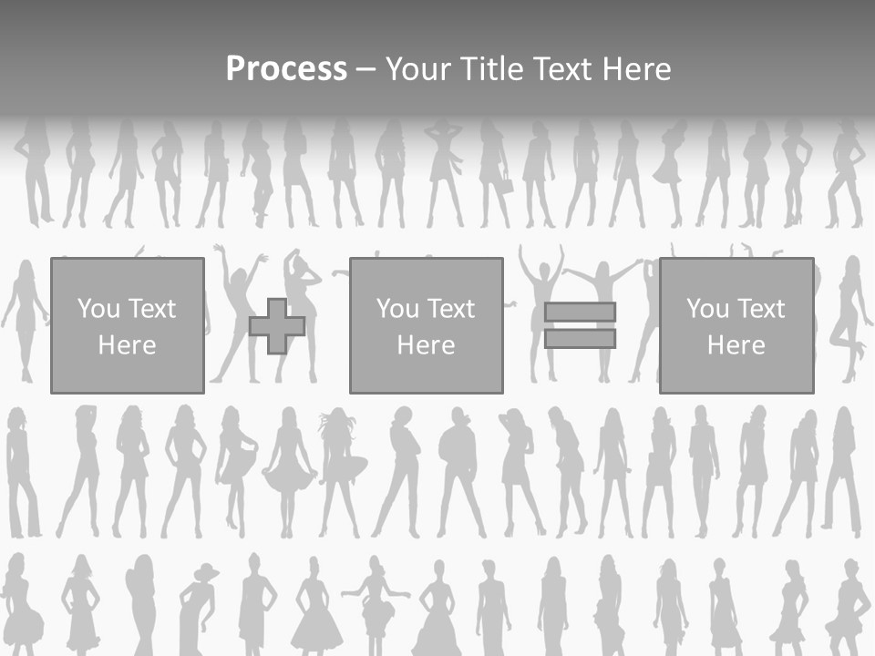 Vectors Sexy Fashion PowerPoint Template