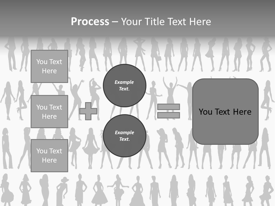 Vectors Sexy Fashion PowerPoint Template