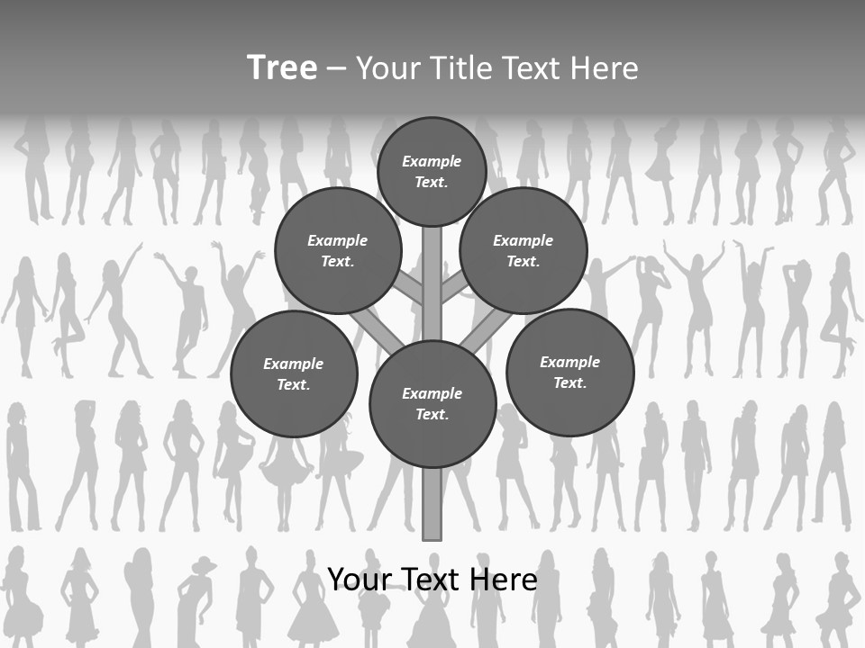 Vectors Sexy Fashion PowerPoint Template