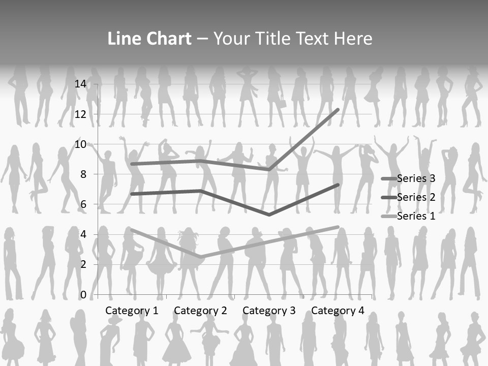 Vectors Sexy Fashion PowerPoint Template