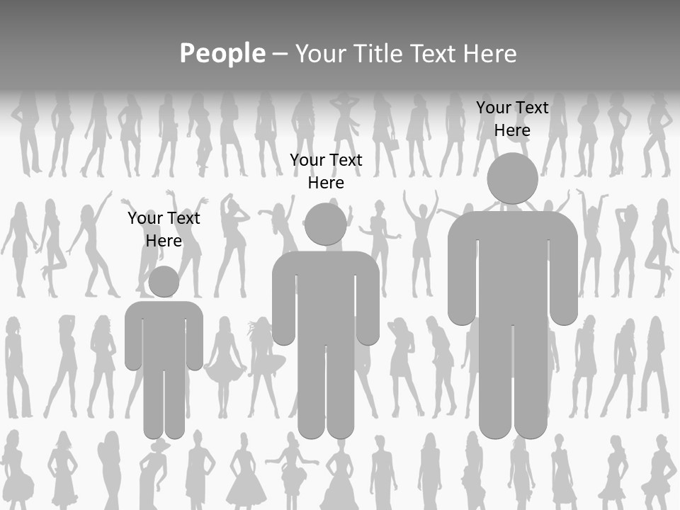 Vectors Sexy Fashion PowerPoint Template