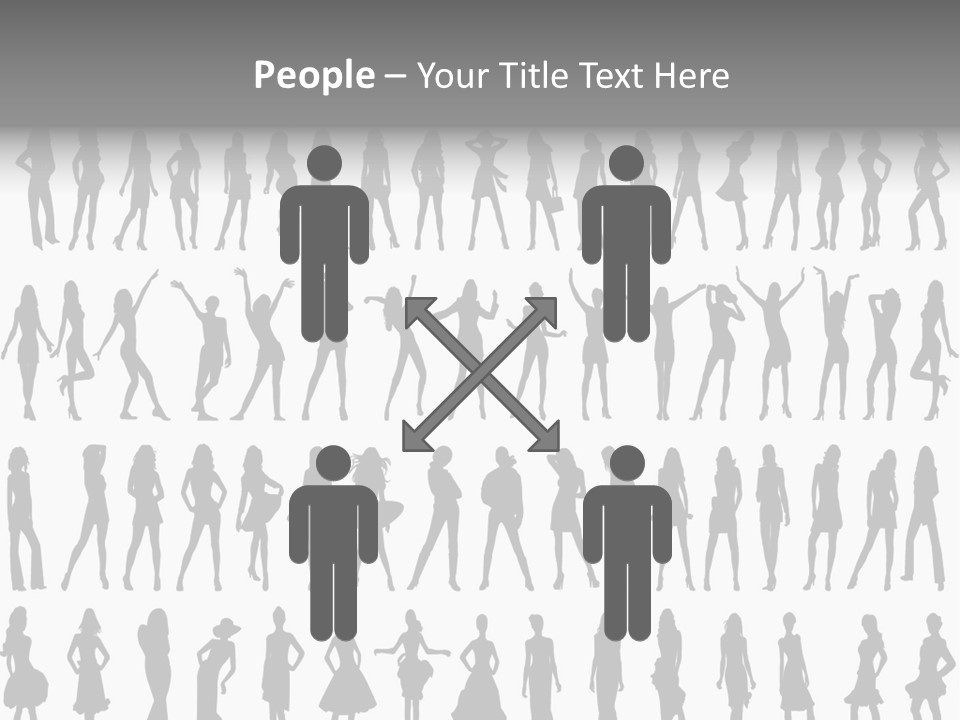 Vectors Sexy Fashion PowerPoint Template