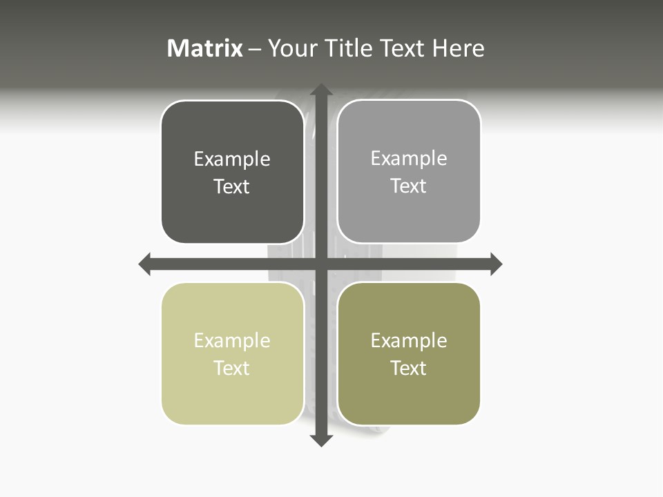 A Desktop Computer With A White Background PowerPoint Template