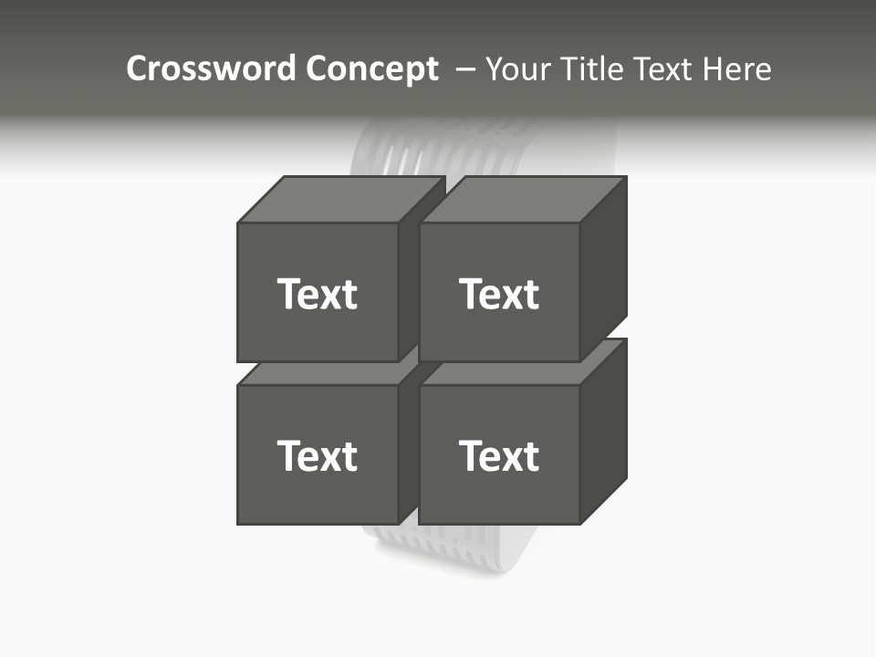 A Desktop Computer With A White Background PowerPoint Template