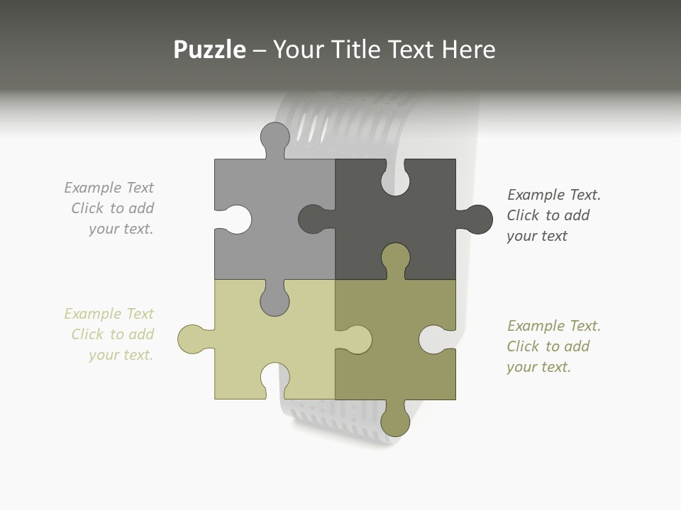 A Desktop Computer With A White Background PowerPoint Template