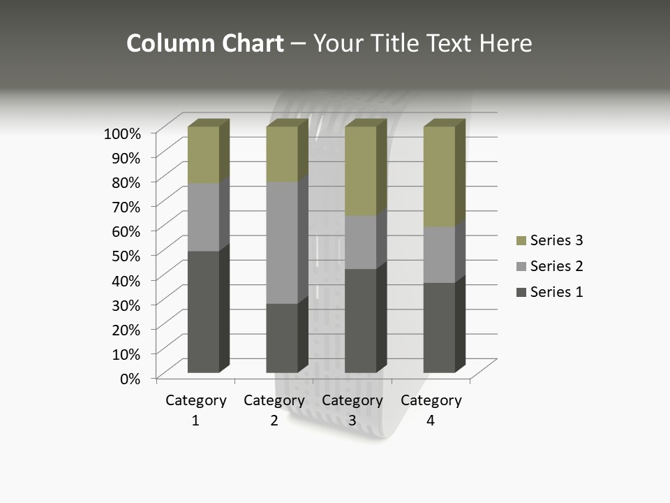 A Desktop Computer With A White Background PowerPoint Template