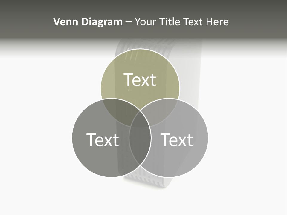 A Desktop Computer With A White Background PowerPoint Template