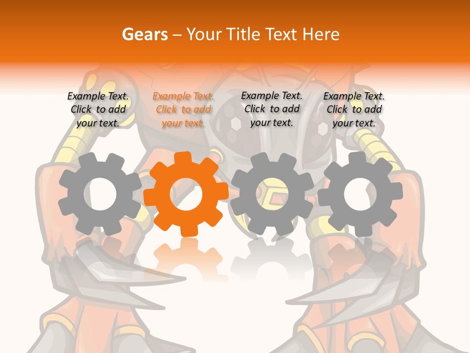 Machine Clipart Illustration PowerPoint Template