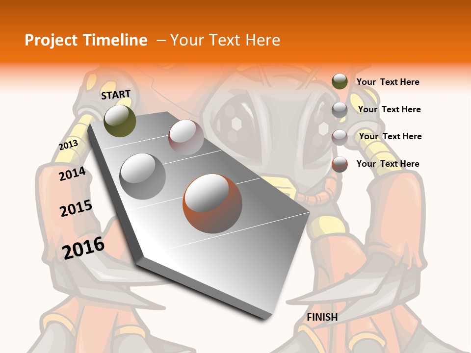 Machine Clipart Illustration PowerPoint Template