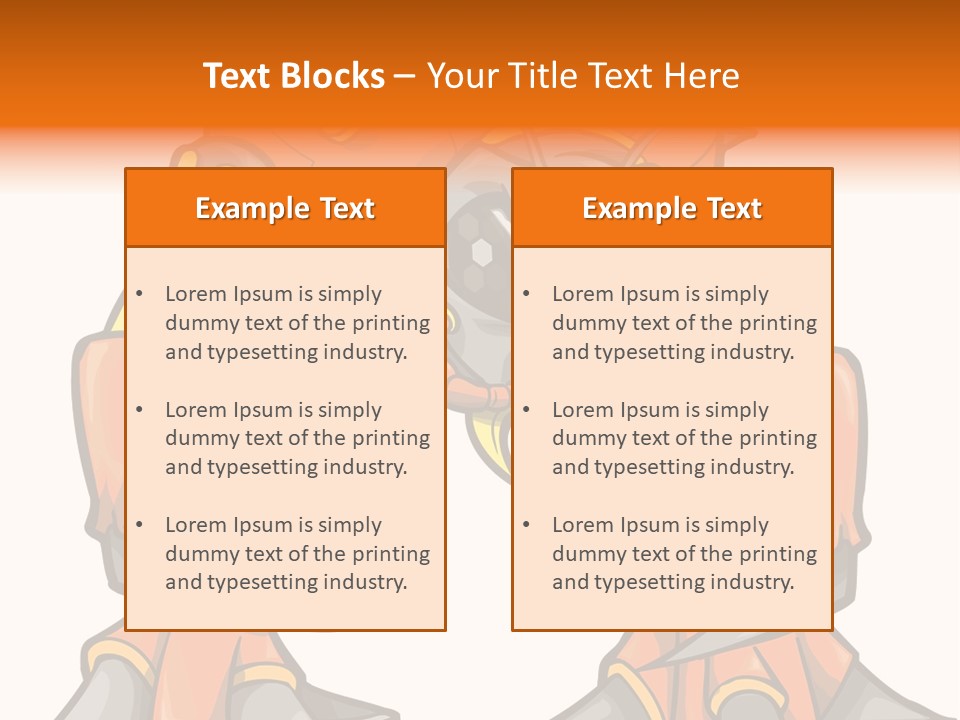 Machine Clipart Illustration PowerPoint Template