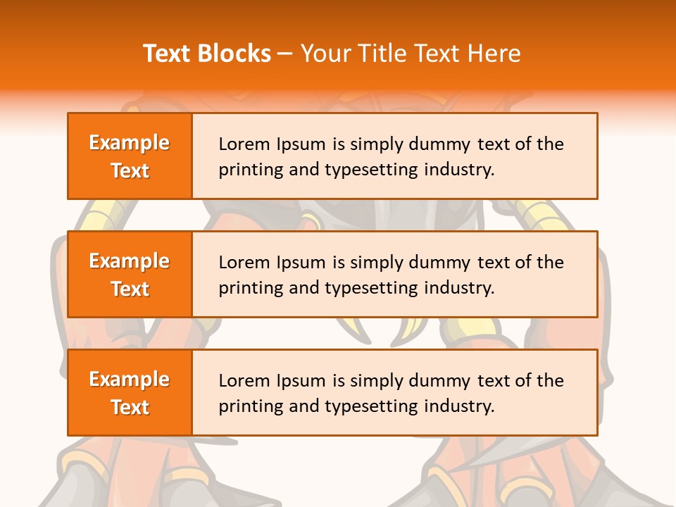 Machine Clipart Illustration PowerPoint Template