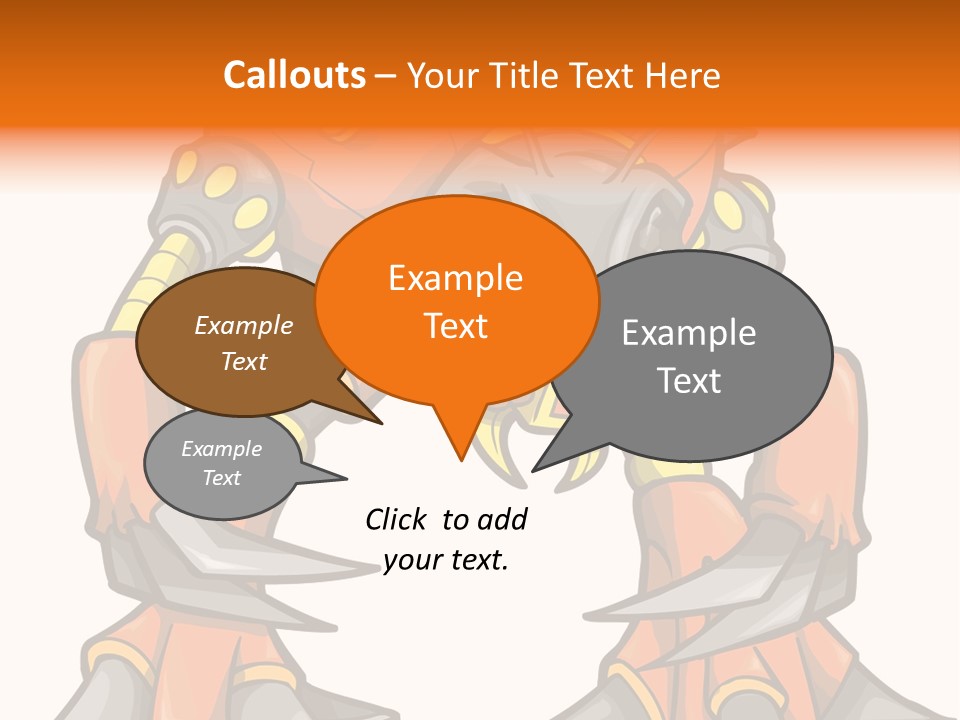 Machine Clipart Illustration PowerPoint Template