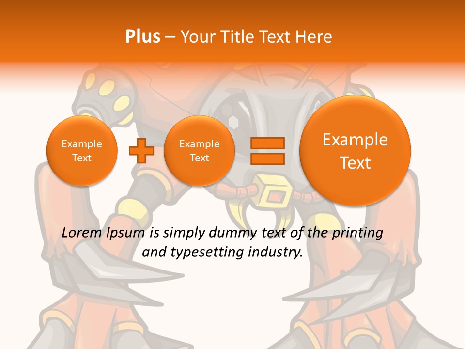 Machine Clipart Illustration PowerPoint Template