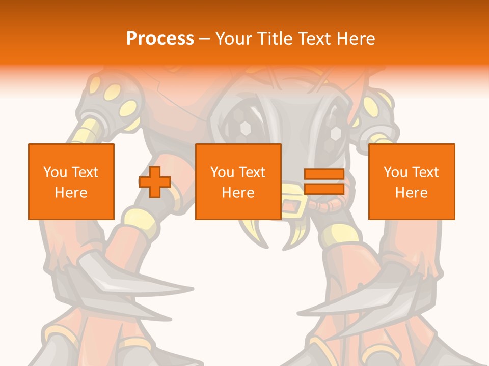 Machine Clipart Illustration PowerPoint Template