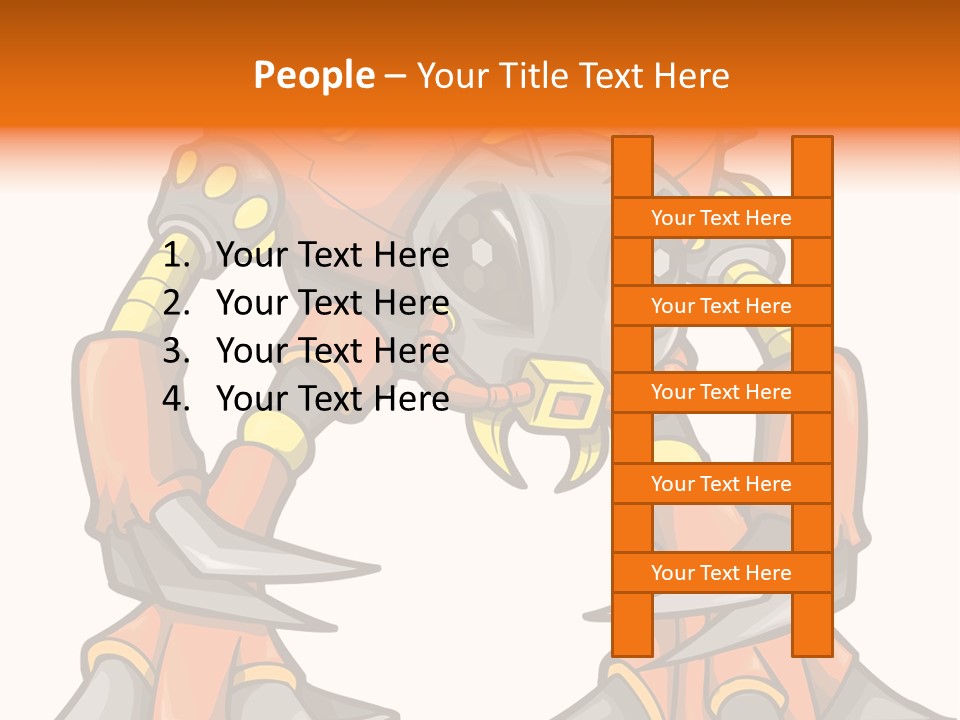 Machine Clipart Illustration PowerPoint Template