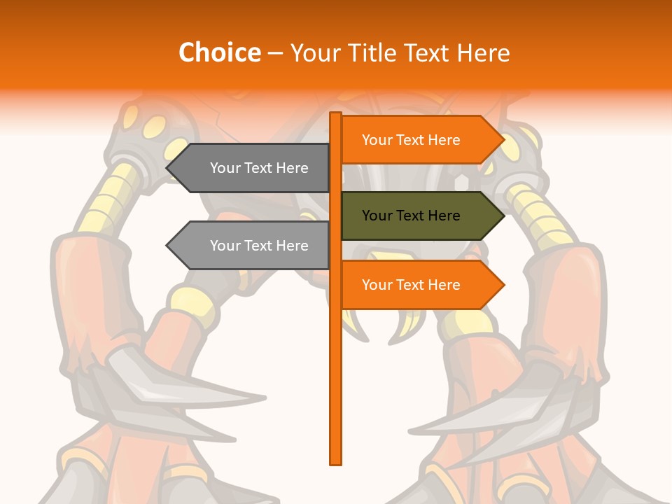 Machine Clipart Illustration PowerPoint Template