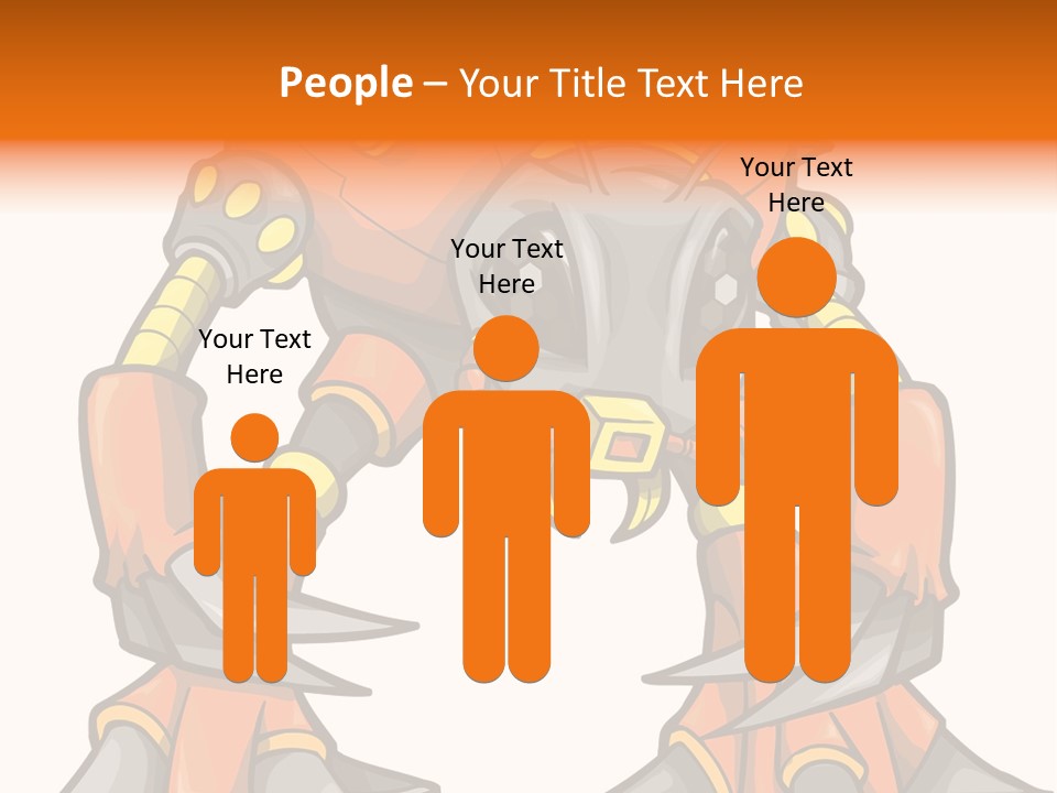 Machine Clipart Illustration PowerPoint Template