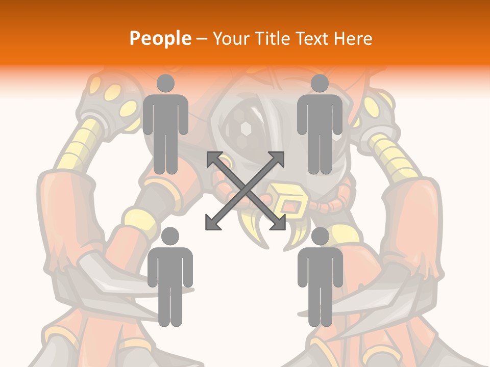 Machine Clipart Illustration PowerPoint Template