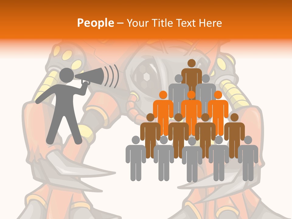 Machine Clipart Illustration PowerPoint Template