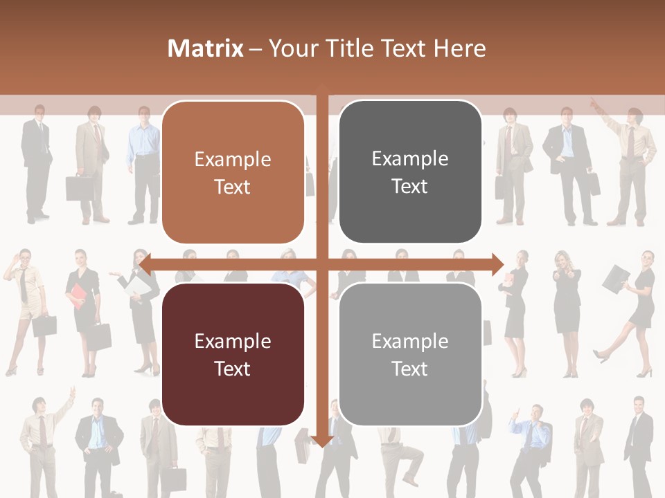 University Employer Girl PowerPoint Template